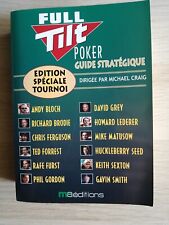 FULL TILT POKER Guide stratégique SPECIAL TOURNOIS - LIVRE POKER EN FRANCAIS