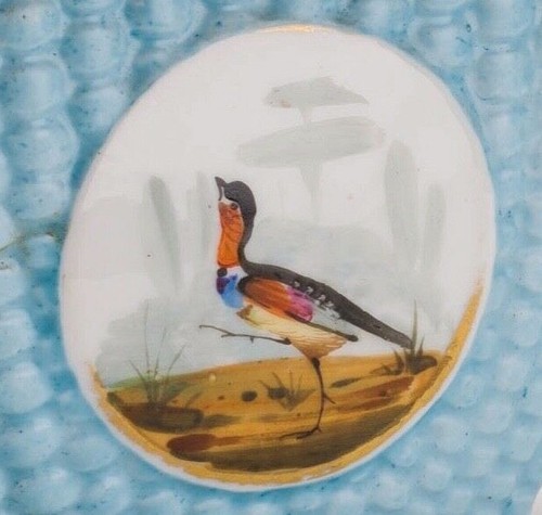 Porcelaine oiseau peint main - oiseau,