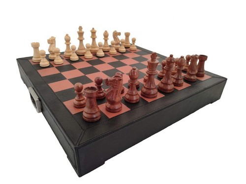 Jeu échecs cuir - jeu, 48
