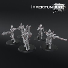 5 guerrier elfe noire convient a warhammer 40000