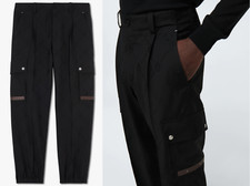 Pantalon Cargo En Laine Et