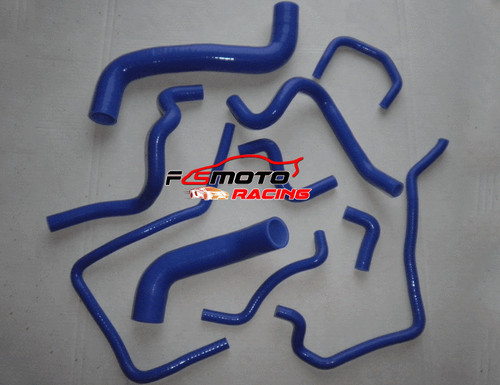 Blue silicone radiator - silicone,