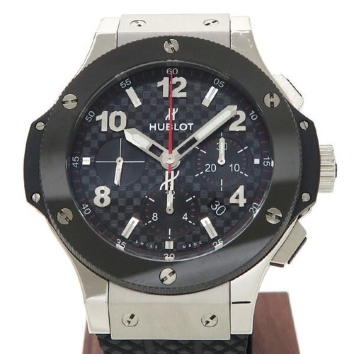 Hublot big bang - acier, noir