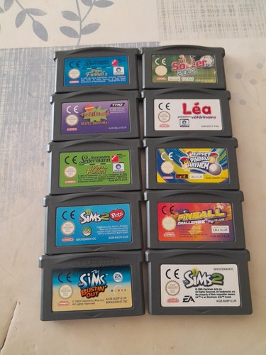 Lot nintendo gba gameboy - lot,