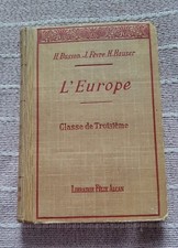 ANCIEN LIVRE SCOLAIRE L'EUROPE