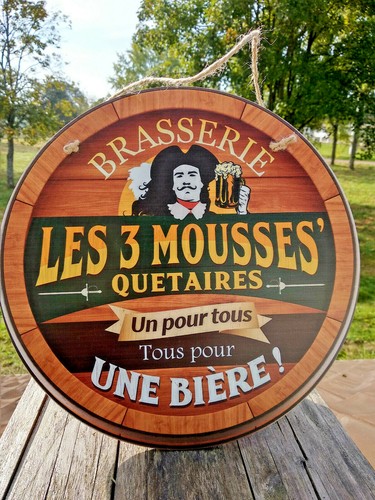 Plaque bois brasserie les - brasserie,