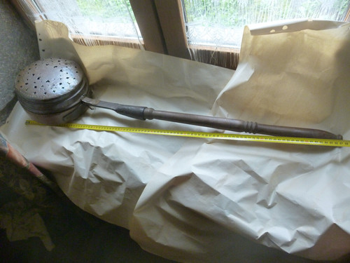 Ancienne bassinoire cuivre - ancienne,