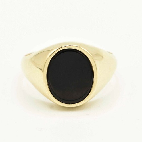 Bague chevalière ovale - , en