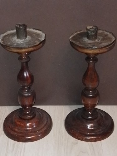 Paire des bougeoirs - paire,