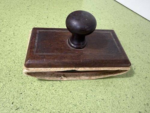 Ancien porte buvard tampon - buvard,