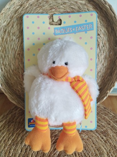 Peluche doudou canard poussin