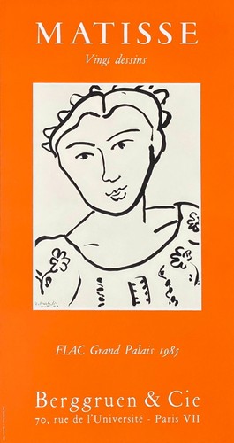 Henri matisse affiche expo - henri,