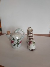 2 Anciens Flacons A Parfum Cyclamen Arrosoir Et Chaussure