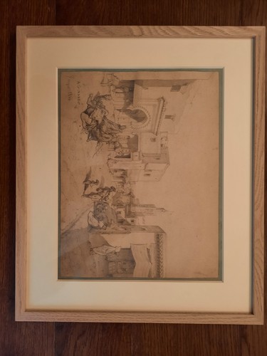Dessin ancien orientaliste - dessin,