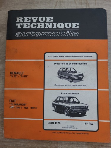 Rta revue technique automobile - technique,