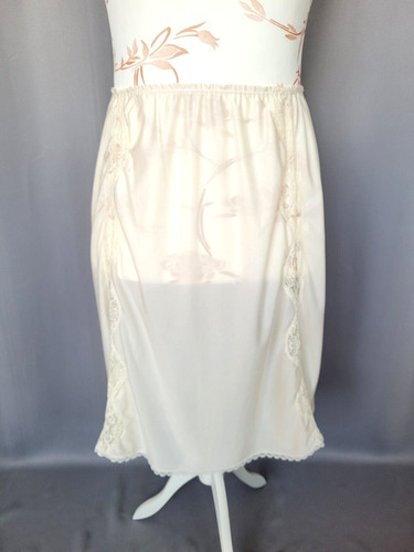 Jupon vintage satin - , dentelle