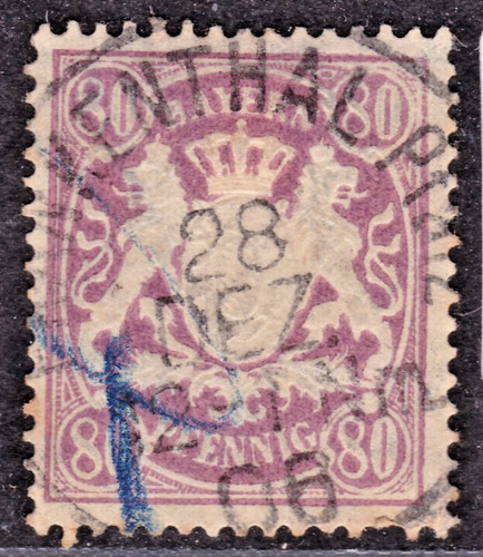 Timbre 1888 1904 - timbre, allemagne