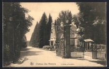 CPA Bouillon, Chateau des Amerois, L´entrée principale 