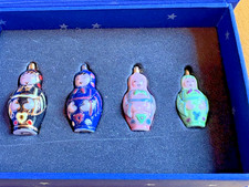 Salon de Thé LADUREE à PARIS, Série complète de 4 fèves "MATRIOCHKA" de 2007