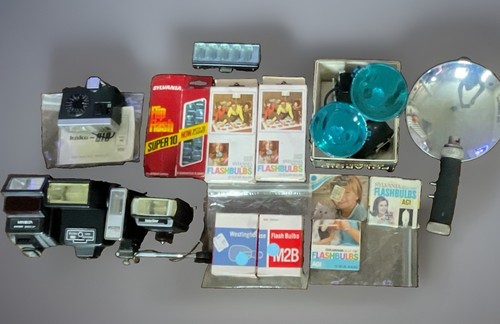 Vintage camera flash - vintage,