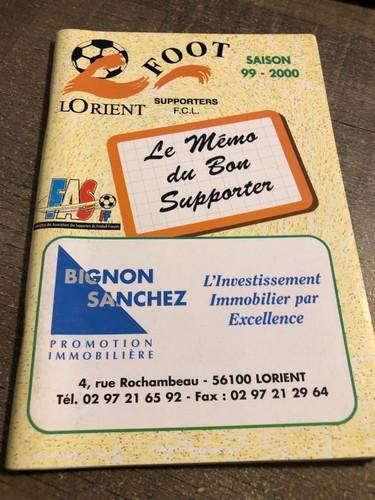 Guide poche supporter fc - du,