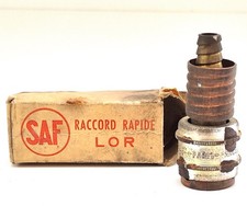 ANCIEN SAF RACCORD RAPIDE NEUF LOR 0799-0047 LA SOUDURE AUTOGÈNE FRANÇAISE PARIS