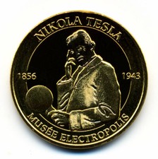 68 MULHOUSE Electropolis, Nikola Tesla, 2020, Monnaie de Paris