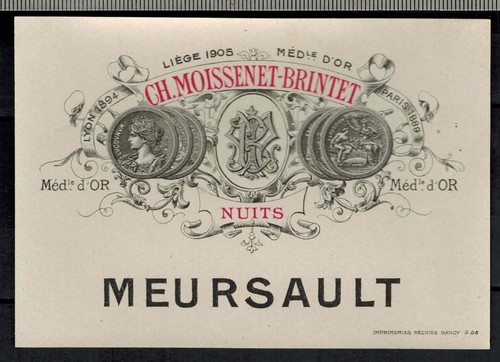 Etiquette vin bourgogne - etiquette,