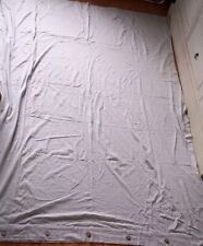 Housse Couette 140x200cm 100% COTON Grises Unies avec bouton Marron Linvosges