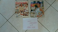 lot 2 magazines-Les idées de Marianne-juillet 1995/fevrier 1999- point de croix!