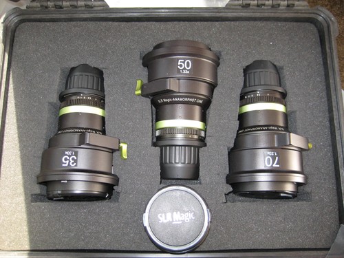 Anamorphic lens set - pl,