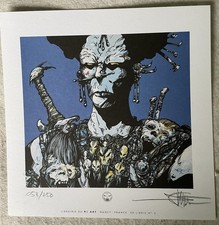 Druillet Ex Libris Salambo Signé 