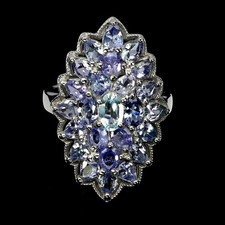 925 Bague en Argent Ovale