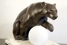 lampe art déco ours polaire