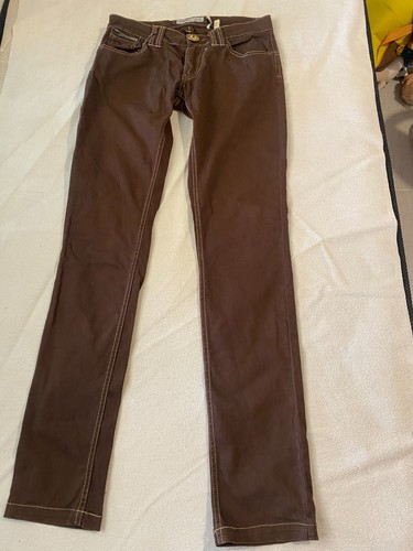 Pantalon marron slim comfort - pantalon,