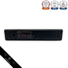 YAMAHA R100 Digital Reverb Processor Noir DSP LSI MIDI FOOT SW BYPASS R 1000