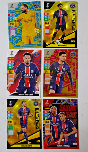 Lot cartes parissg ligue - de,