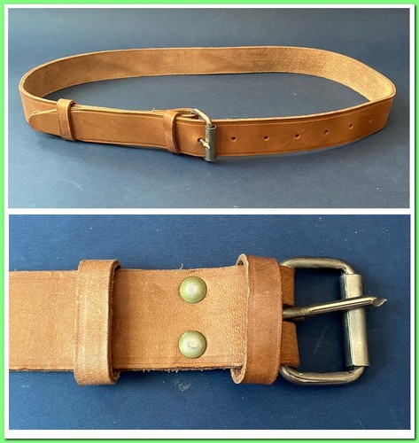 Ceinture cuir militaire - en,