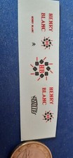 decalcomanie decals café henri henry  blanc sur citroen ds 1/43