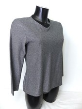 T-Shirt DEVERNOIS, gris argenté, Manches longues, T 40, Exclt Etat