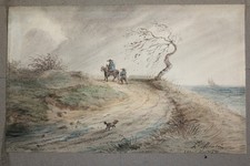 Aquarelle originale Louis J.B