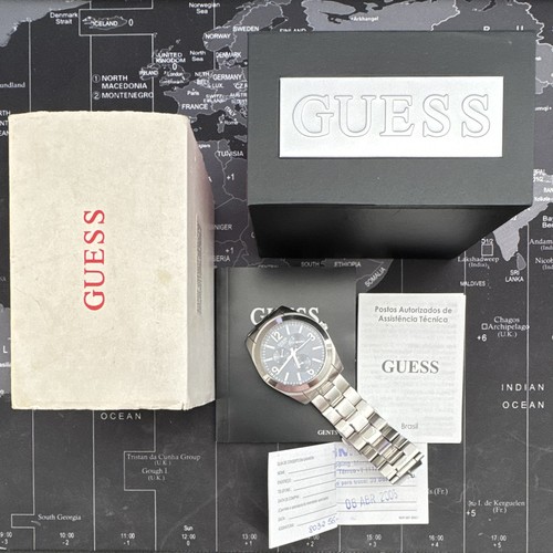 Guess steel quartz 43mm - guess,