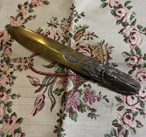 Ancien coupe papiers bronze - coupe,