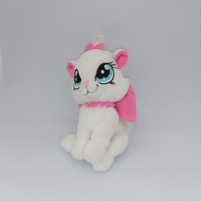 Peluche chat blanc rose pailleté Marie Les Aristochats DISNEY NICOTOY 18 cm  - 2
