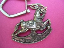 Porte clés - Cheval Manège - FOIRE DU TRONE  Fête Foraine   Avril Mai Sixties
