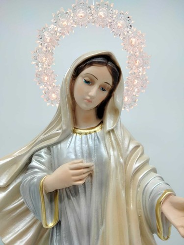 Statue vierge de - de,
