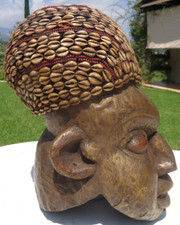 Tête Bamoun  40 cm  Cameroun