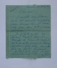 Autographe Louis-Philippe PÈRE Marquis de Montguilhard Caplet Miroir de Jésus Co