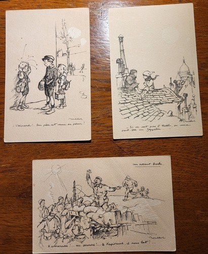 Cartes postales poulbot lot - postales,
