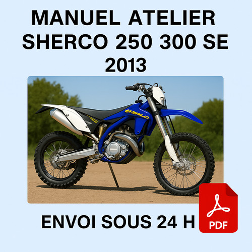 Manuel atelier sherco 250 300 - sherco,